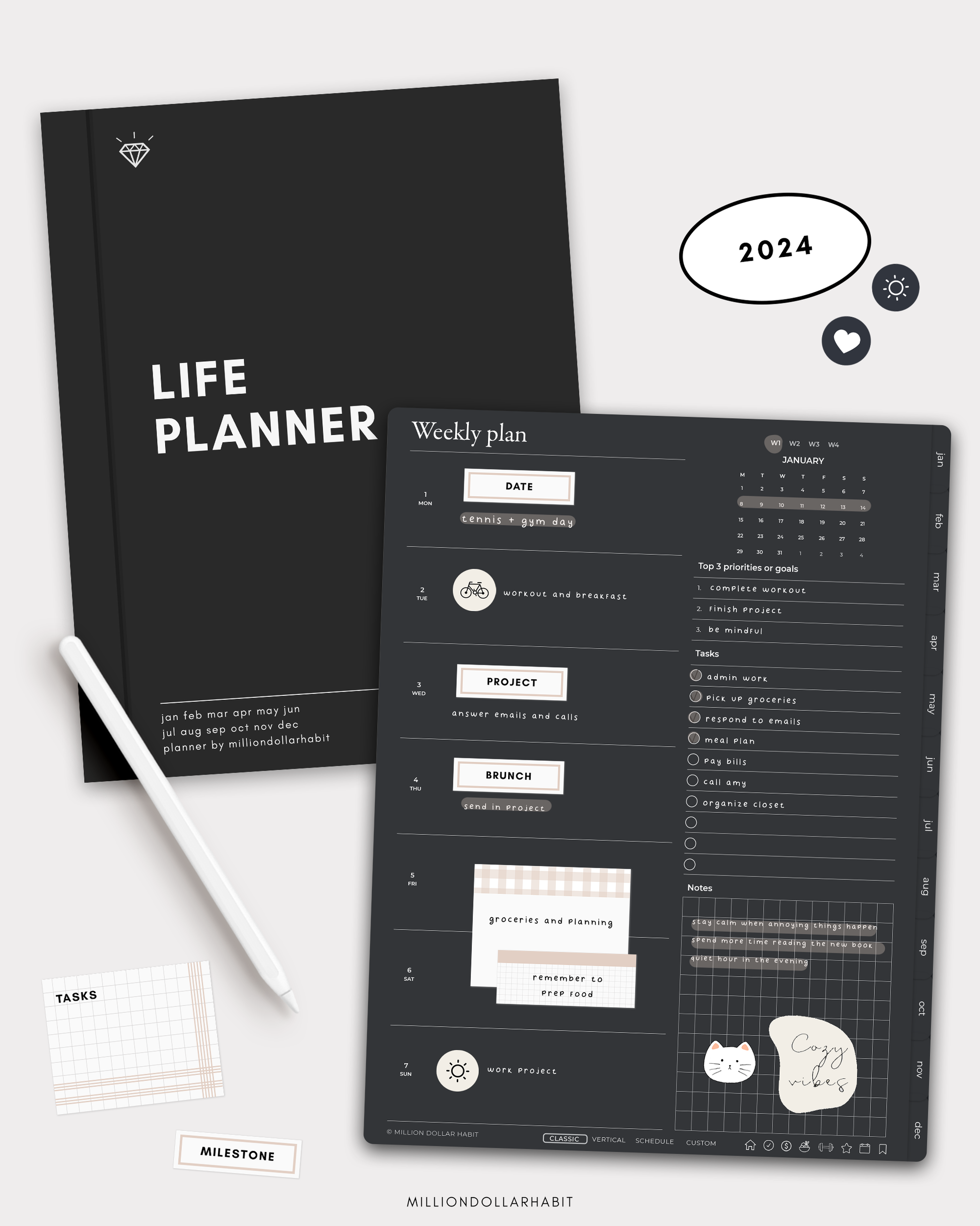 2024 Minimal Life Planner