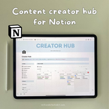 Content Creator Hub for Notion