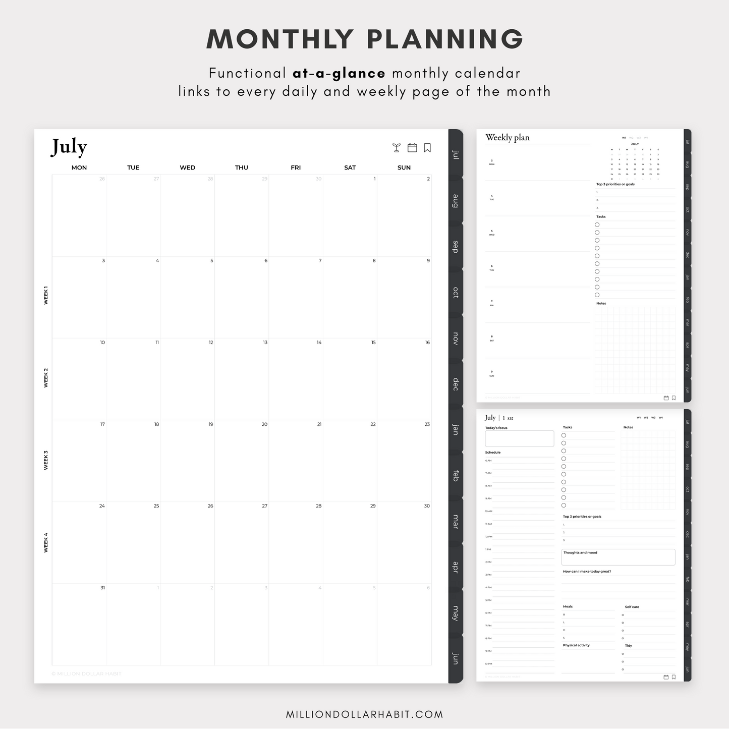 Essential Planner 23/24 - Million Dollar Habit - 2023 Digital Planner