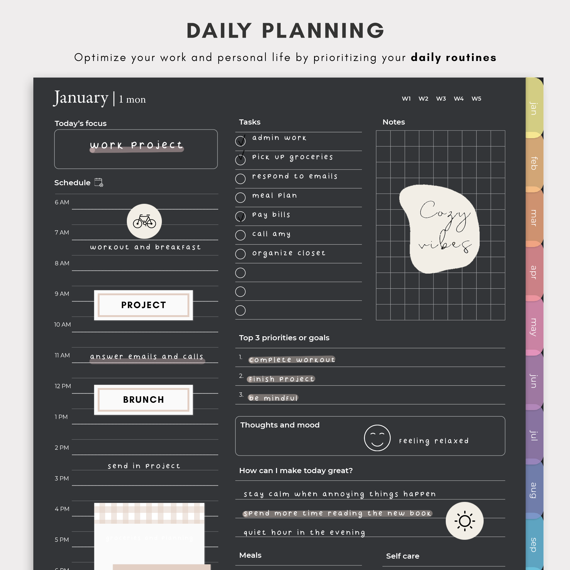 2024 Digital Life Planner - Million Dollar Habit - Digital Planner