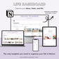 Life Dashboard for Notion - Million Dollar Habit - Notion template