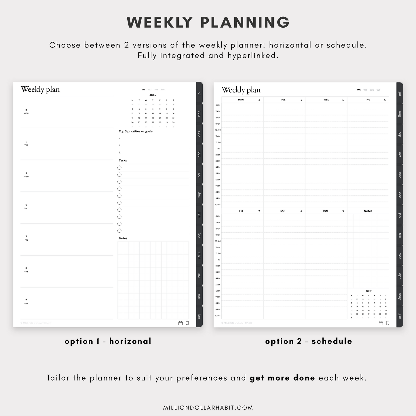 Essential Planner 23/24 - Million Dollar Habit - 2023 Digital Planner