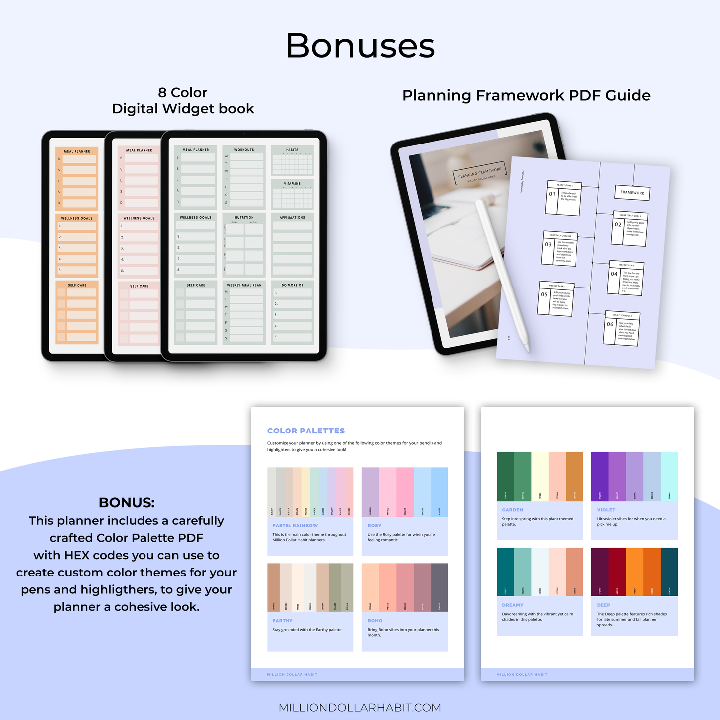 OneNote Planner Bundle - Million Dollar Habit - Bundle