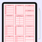 Planner Widgets Pack - Million Dollar Habit - 